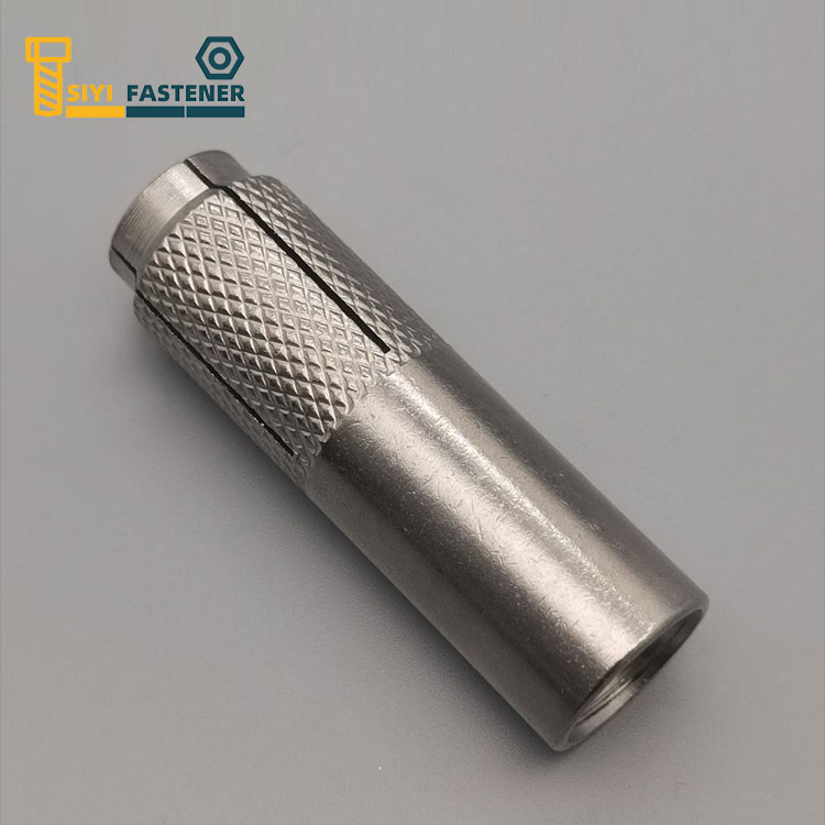 Stainless Steel Drop in Anchor with Knurling